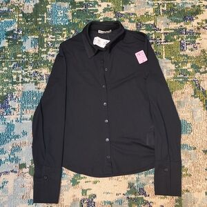 Abercrombie & Fitch Classic Black Button-Down Shirt